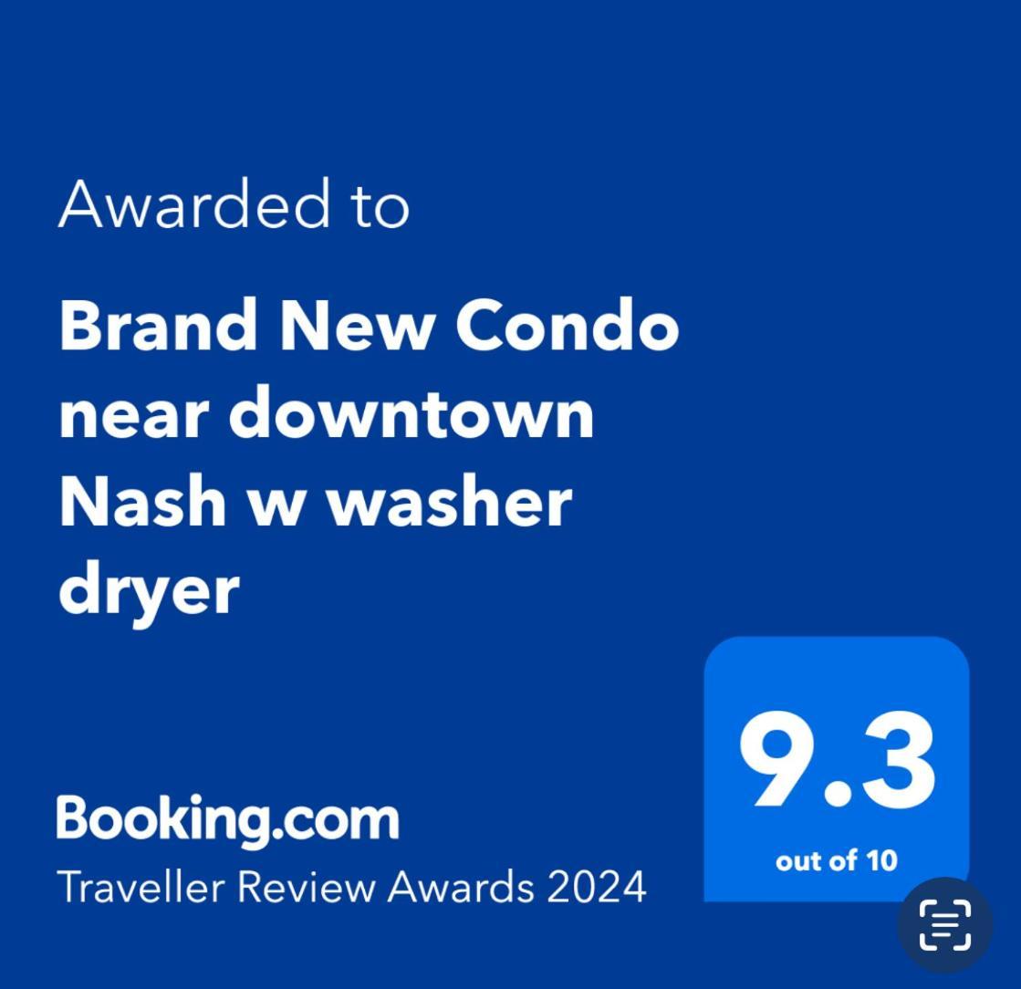 Brand New Condo Near Downtown Nash W Washer Dryer Нэшвилл Экстерьер фото
